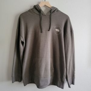 North Face Hoodie, L, Olive green